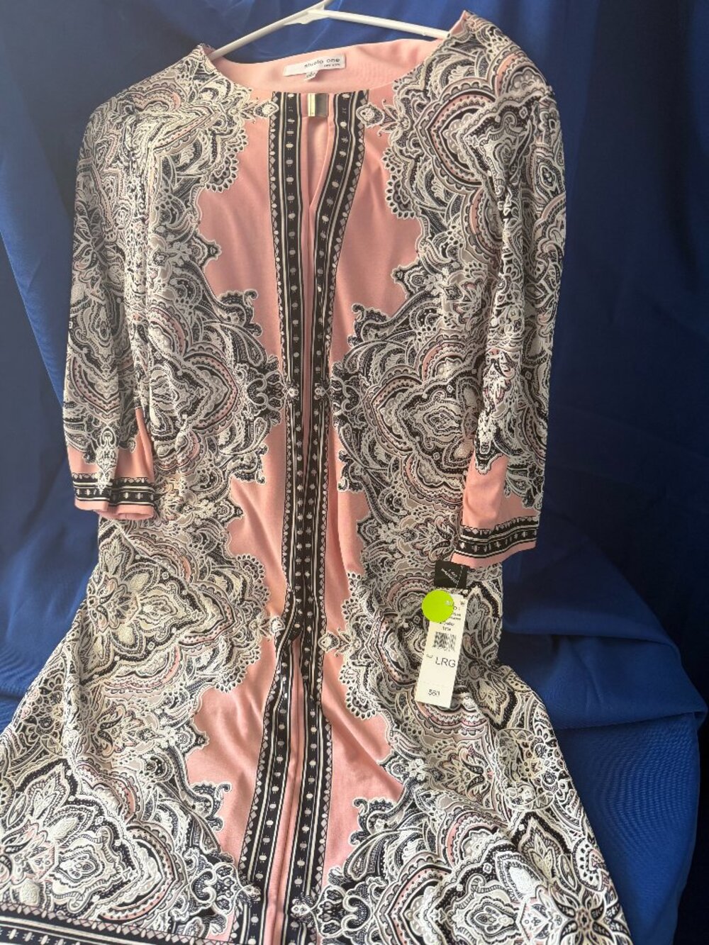 Stylish Paisley Print Business Dress